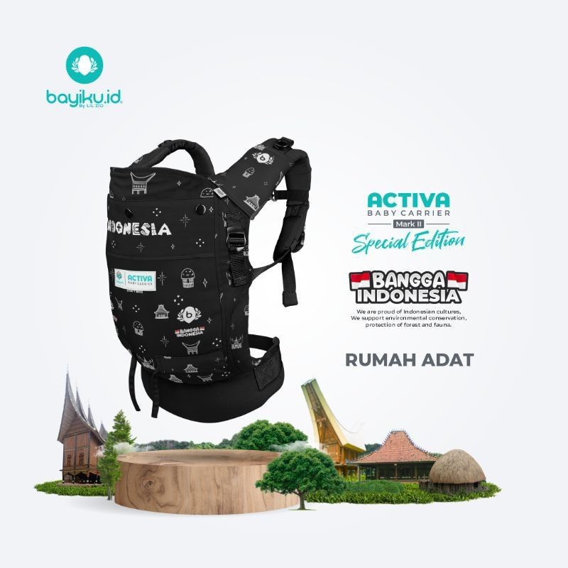 Gendongan Bayi Activa Baby Carrier SSC - Merk Bayiku.id Original