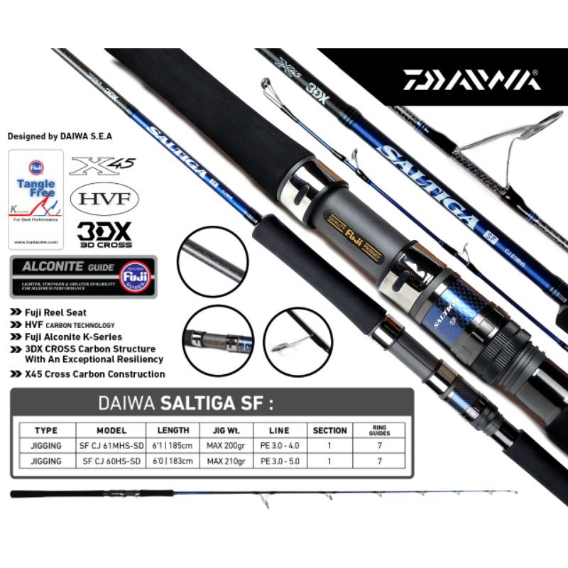 Joran Daiwa SALTIGA SF | sambung 1