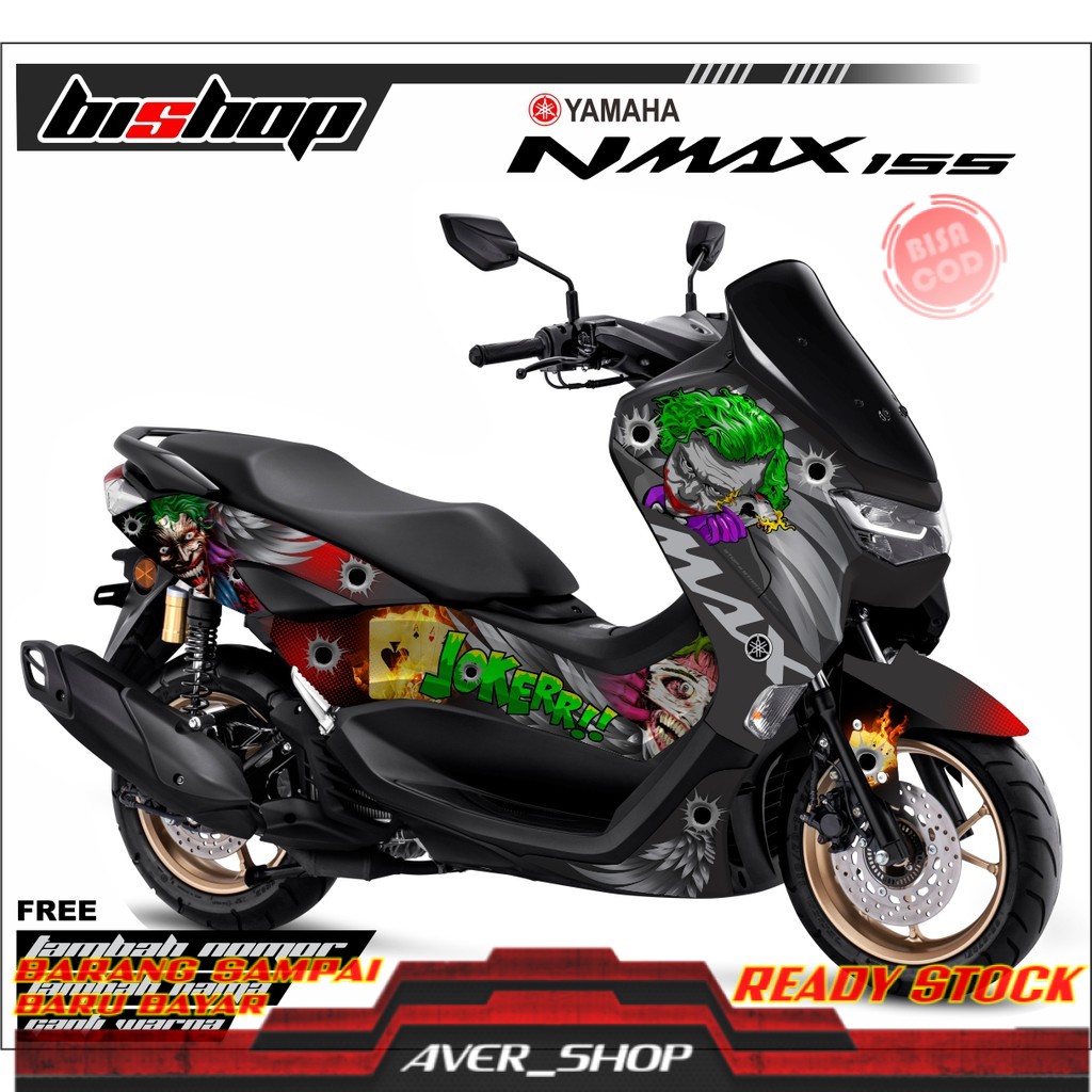 Decal new nmax 2020 full body Stiker motor nmax variasi Striping variasi new nmax