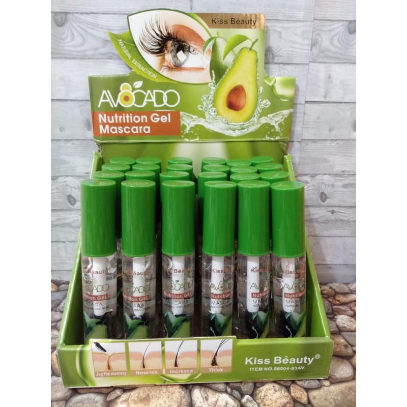 Mascara Gel Kiss Beauty / Nutrition Gel Maskara