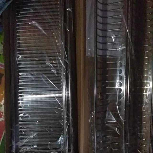 Rak Piring Dan Gelas Gantung Stainless 304c.ss 90 Cm.