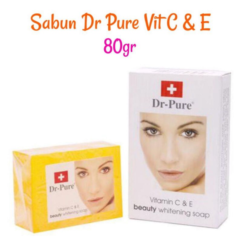 SABUN DR PURE BRIGHTENING / RICE MILK 80 gr, ORIGINAL BPOM