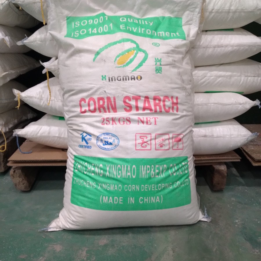 

Tepung Maizena Jagung Corn Starch XingMao Xin Mao China Repack 1Kg