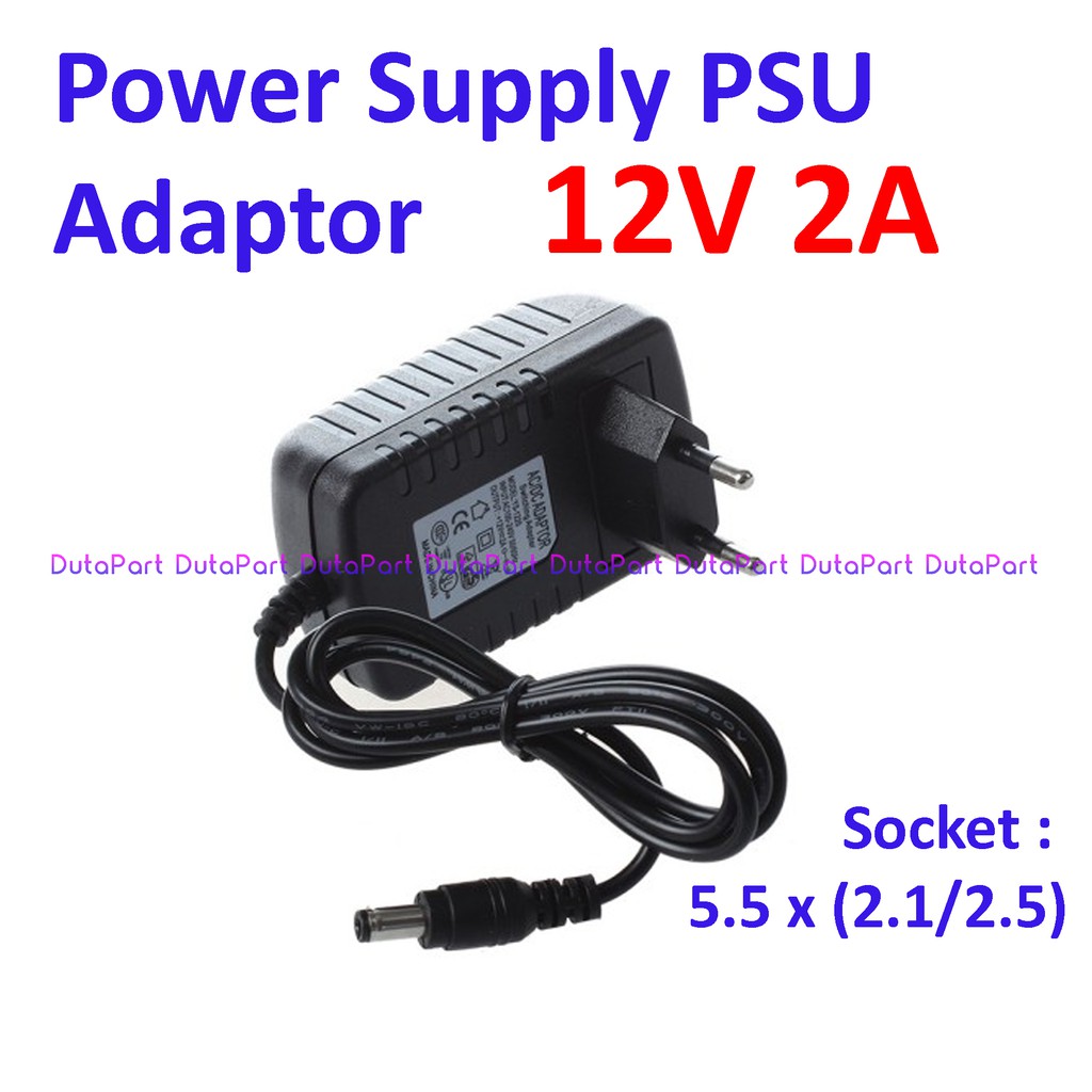 Adaptor DC 12V 2A Power Supply CCTV LED PowerSupply PSU KUALITAS BAGUS