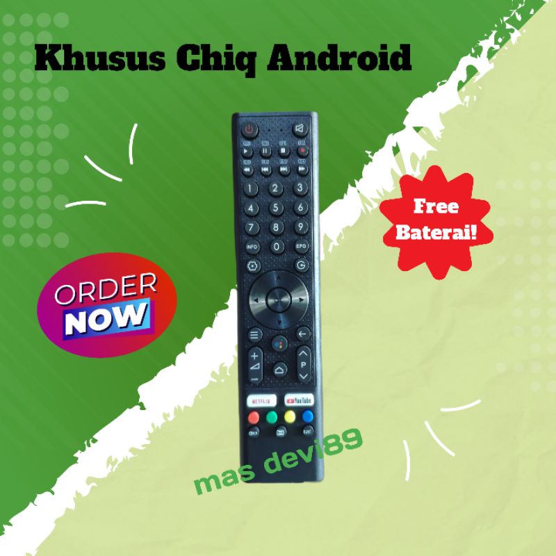 Remote Tv Led Chiq Android