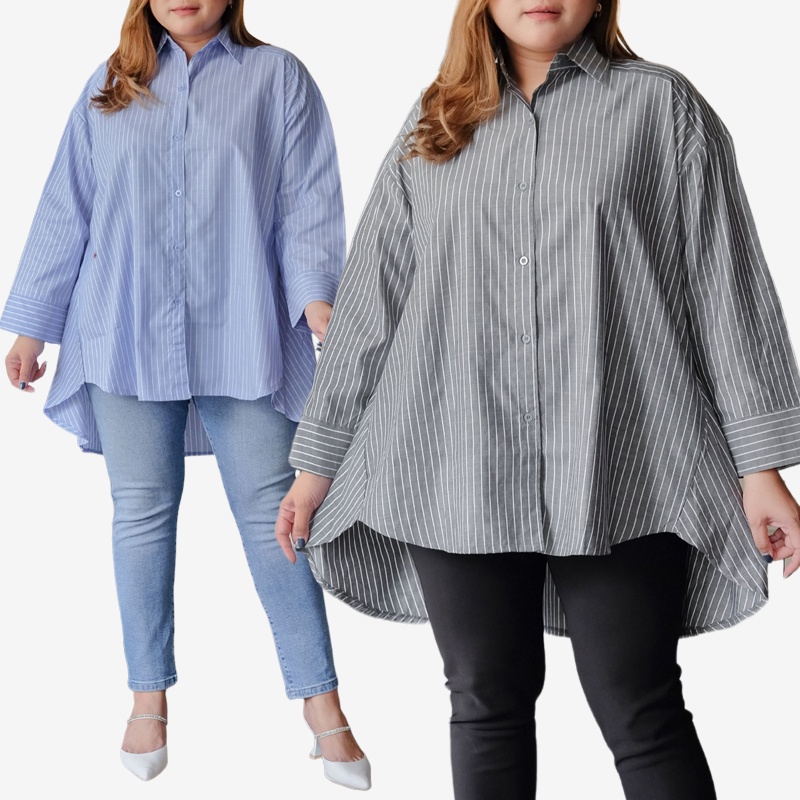 ARENA - Oversized Long Shirt Jumbo Wanita