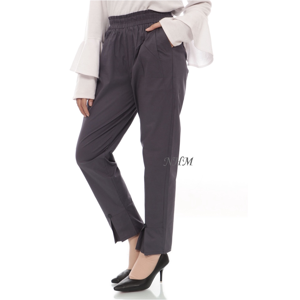 NHM Celana Wanita Split Pants Korean Style, Celana Kerja Wanita