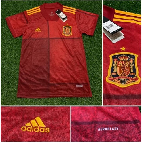 Jersey Spanyol Home Euro 2021 Grade Ori