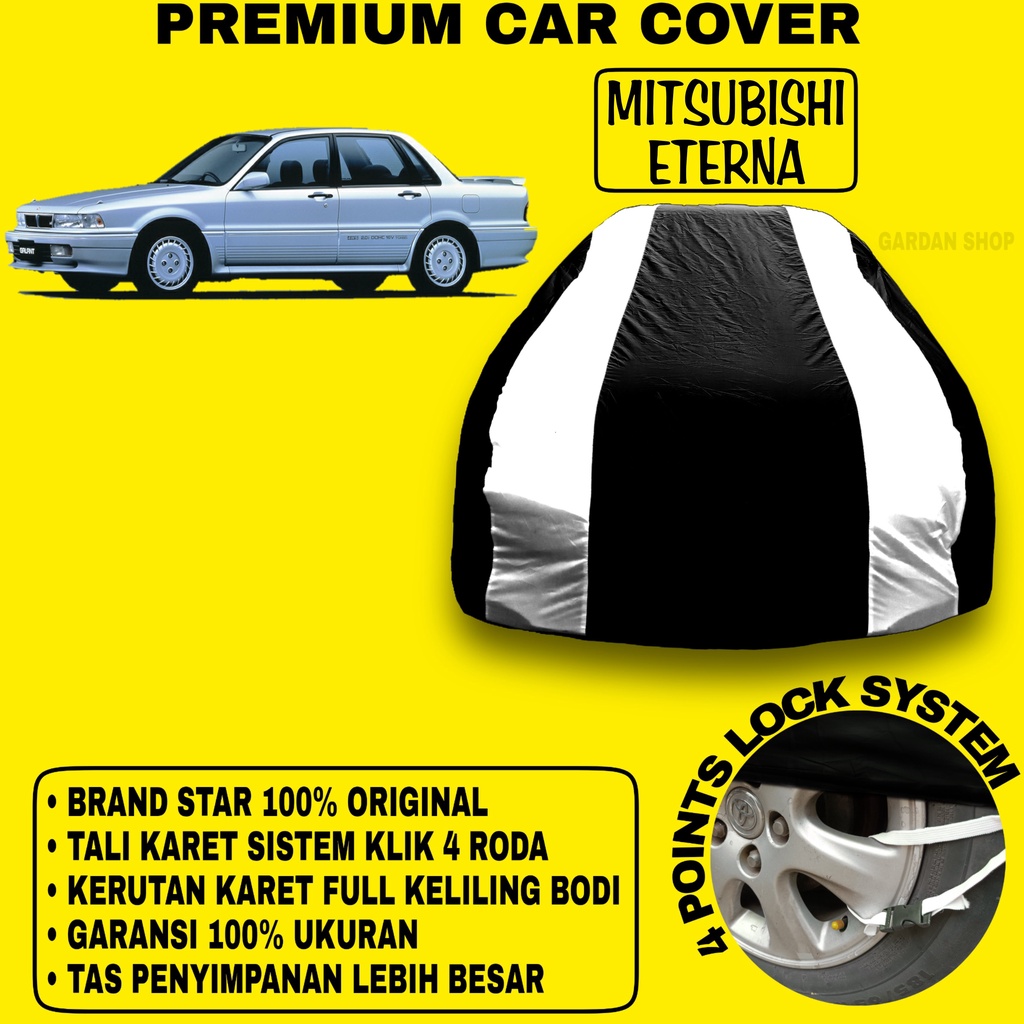 Body Cover MITSUBISHI ETERNA Sarung Strip SILVER Penutup Pelindung Bodi Mobil Mitsubishi Eterna PREMIUM