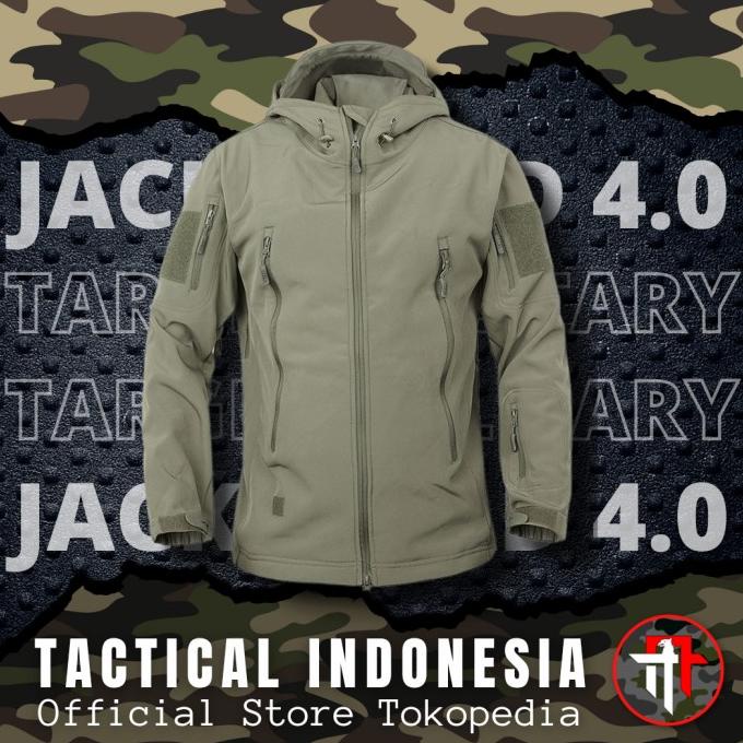 Jaket Tactical TAD 4.0 Original Impor YKK Zipper ARMY LORENG KEREN