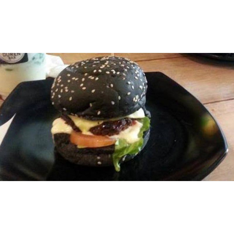 

mini black burger/mini burger hitam