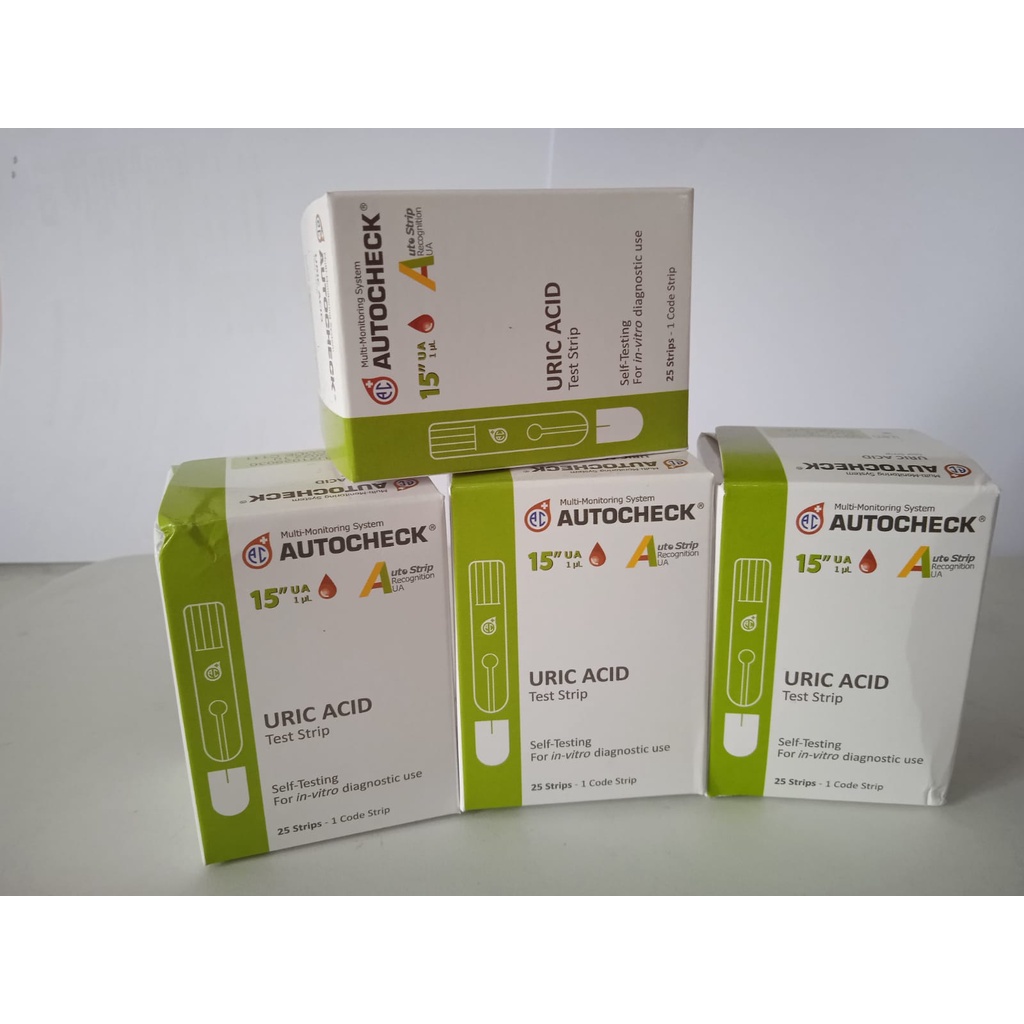 AUTOCHECK URIC ACID TEST STRIP (Strip Autocheck Asam Urat)