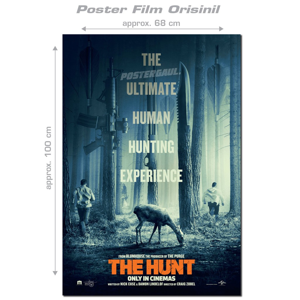Jual Poster Film THE HUNT - original Indonesian one sheet, 68 x 100 cm ...