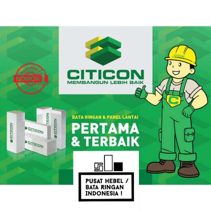 Hebel/Bata Ringan Citicon Per Do Termurah, Free Perekat 3 Sak ( Terkirim ke Demak & Sekitar)