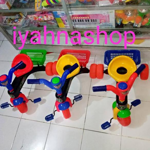 ➭ SALE SEPEDA RODA TIGA PLASTIK MURAH / MUSIC ✼