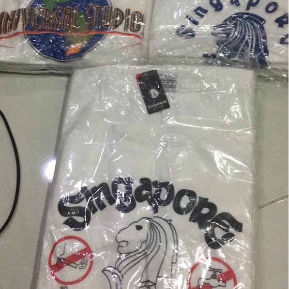 ✱ Kaos Negara Singapore/ Kaos oleh-oleh Singapore ♡