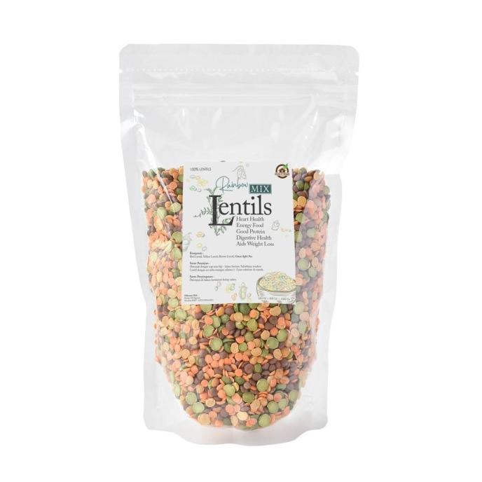 

HOUSE OF ORGANIX NATURAL RAINBOW MIX LENTILS 500 GR