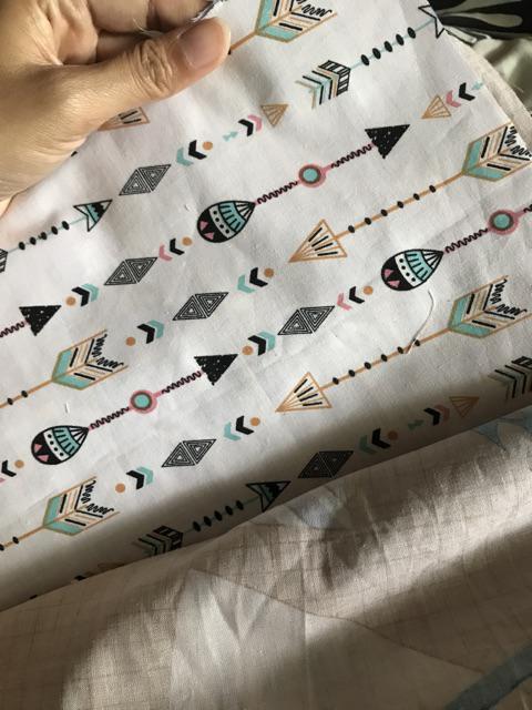 Archerry / Kain Sprei Meteran Bahan Katun Lokal Motif Grow