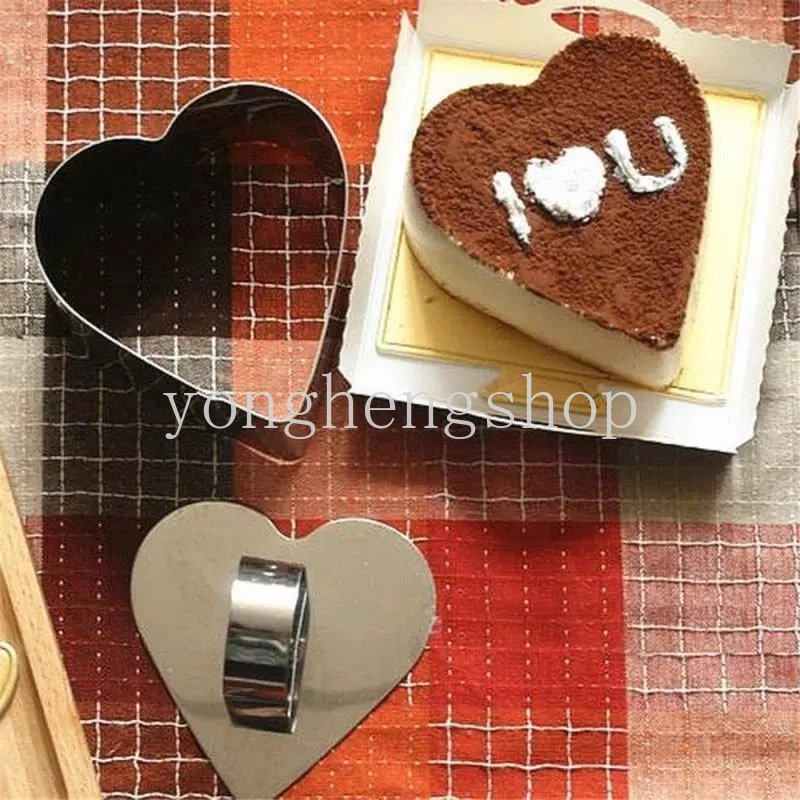 Cetakan Kue Mousses 3D Bahan Stainless Steel DIY