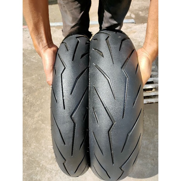 Ban bekas Pirelli Diablo Rosso sport 150/60 dan 110/70