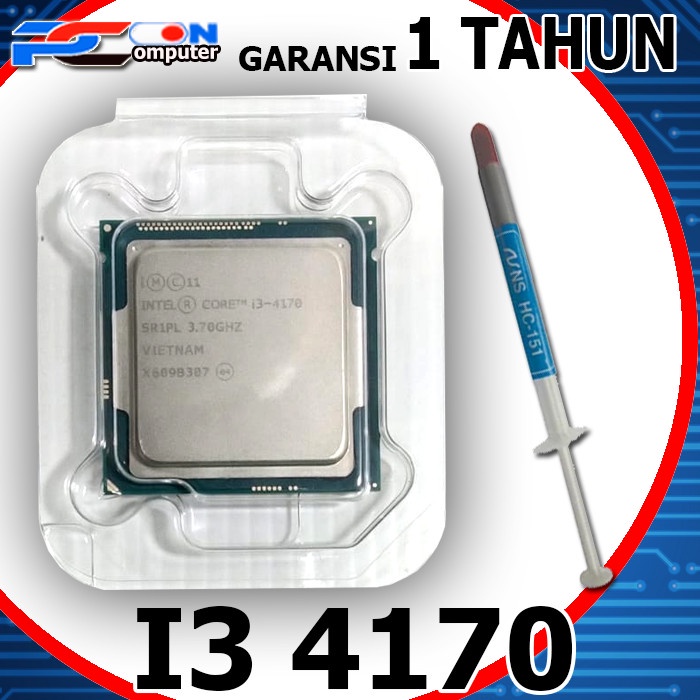 Prosesor Intel LGA 1150 Core i3-4170 3.70GHz GARANSI 1 TAHUN