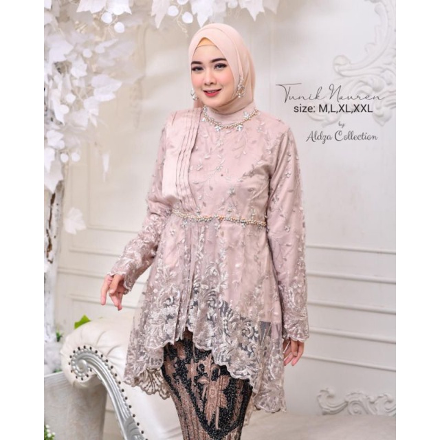 One Set Kebaya Lesti Stelan Wanita Terlaris Kebaya Best Seller Baju Wanita Kekinian Aurora selendang