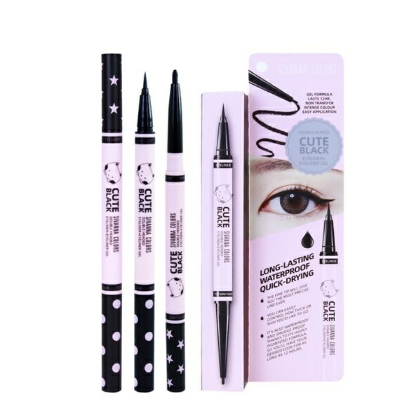 SIVNNA COLORS EYELINER CUTE BLACK