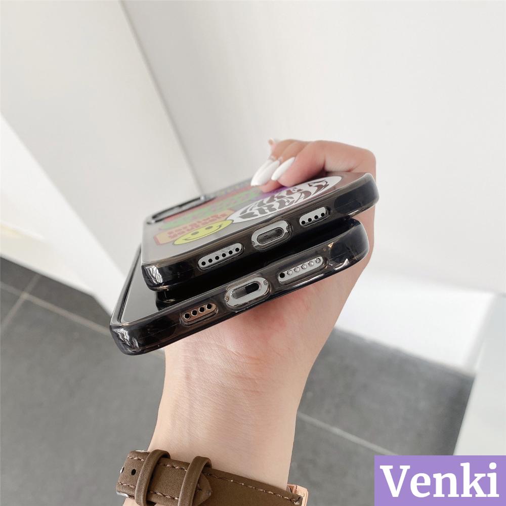 Venki Casing Silikon Iphone 11 7 8 Plus Max 11 Se2020 Xr 7 8 Plus Xs Max Pro 8 Plus 12 7 Plus Motif Venki