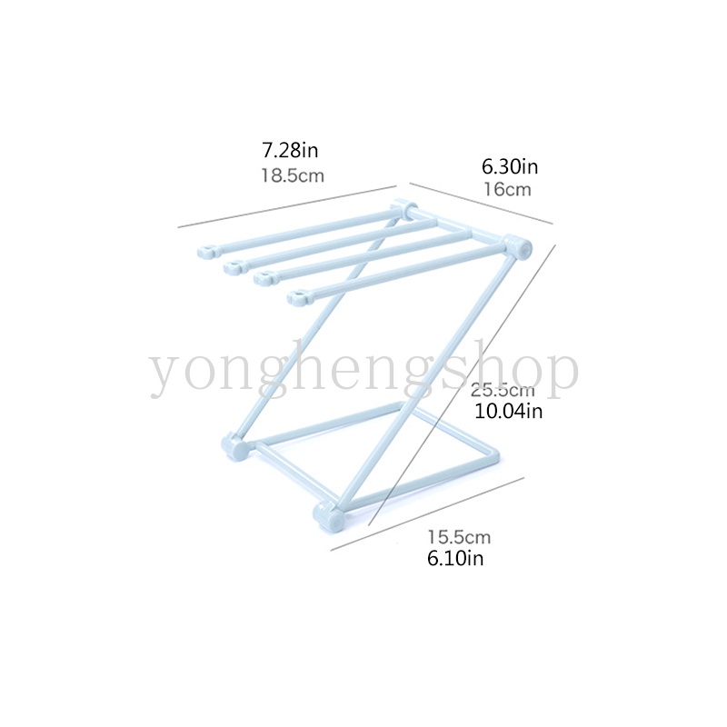 Rak Pengering Handuk Model Lipat Vertikal Untuk Dapur