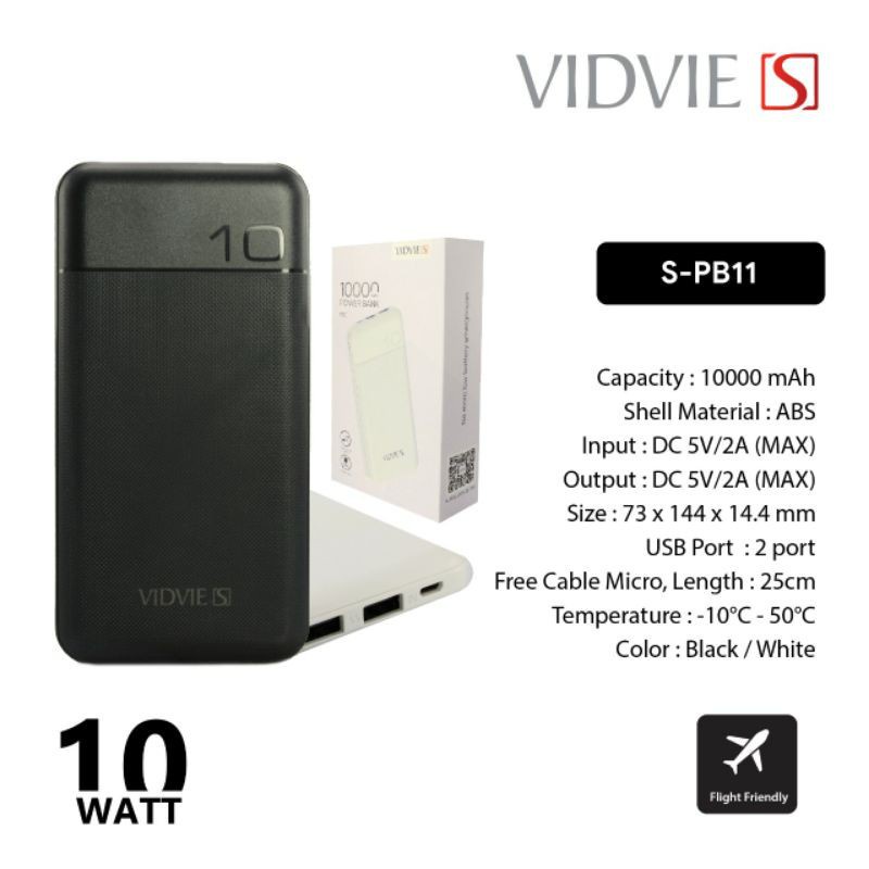 POWER BANK VIDVIE S S-PB11