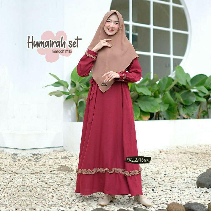 Ready Humairah set Original by Riski Rich