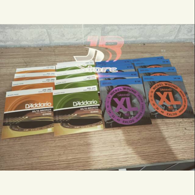 Senar Gitar Akustik Elektrik D'Addario D Addario adario