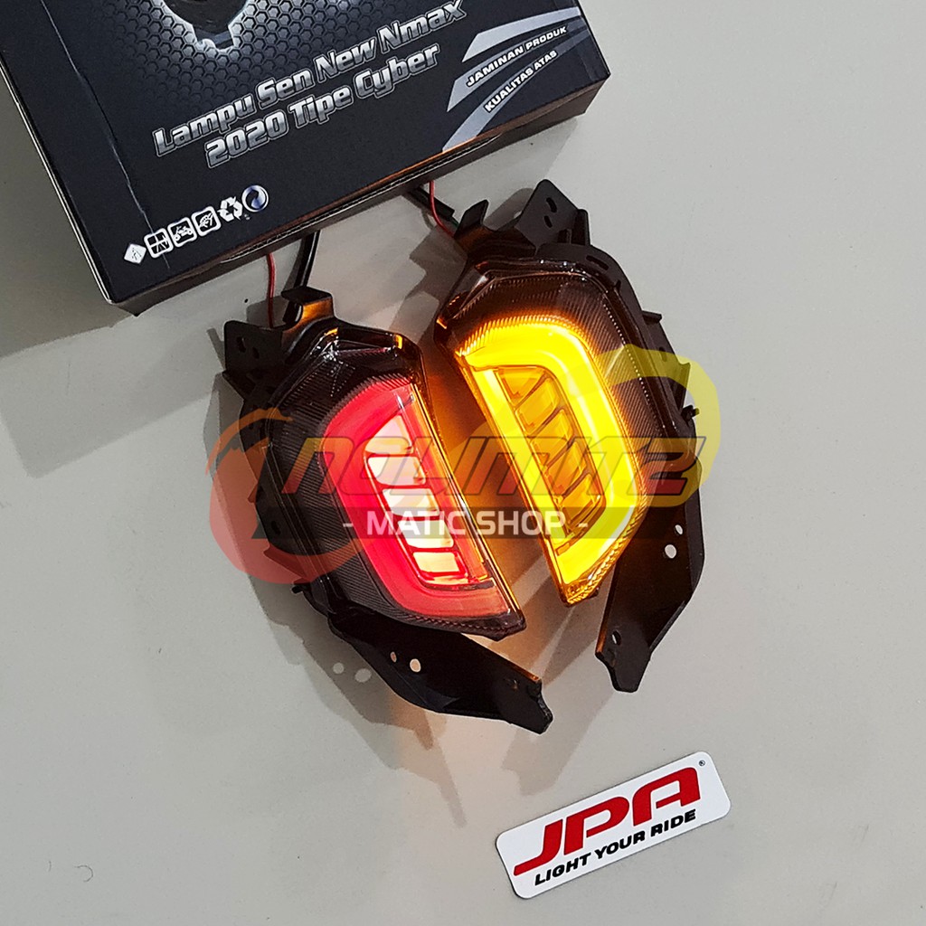 Lampu Sein Sen Sign Senja LED JPA Cyber 2 in 1 Smoke Yamaha NMAX 2020