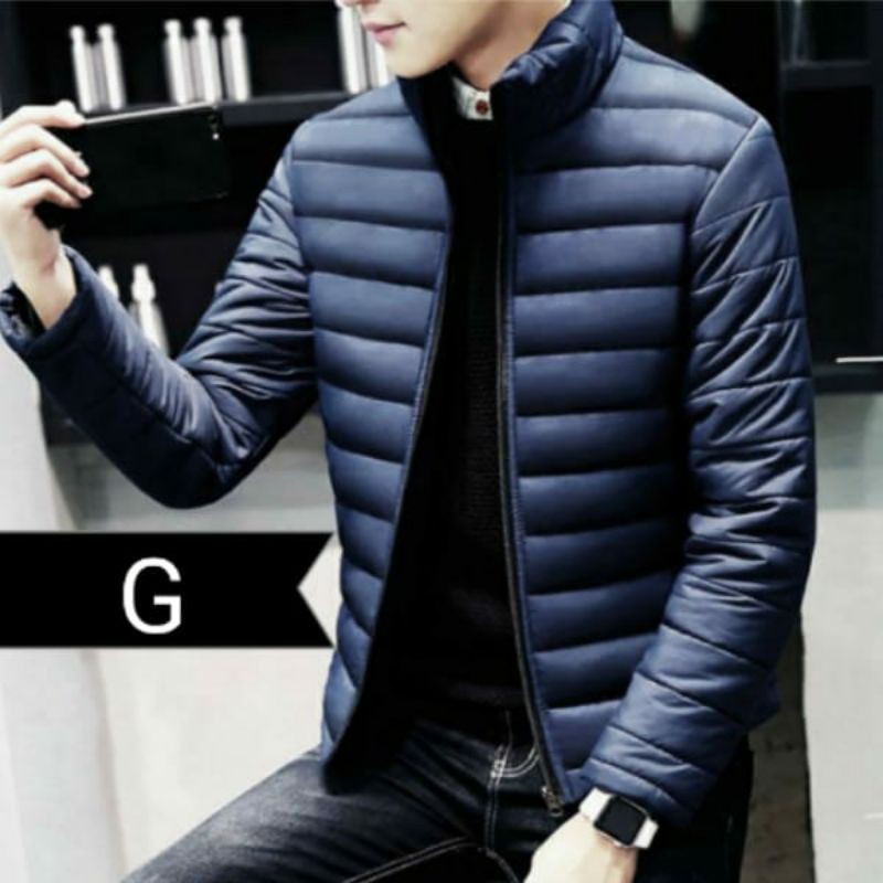 Jaket winter pria /jaket gunung /jaket tebal fufflin musin dingin