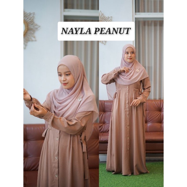 GAMIS NAYLA ORI EL HURRIYAH WARNA EARTHTONE