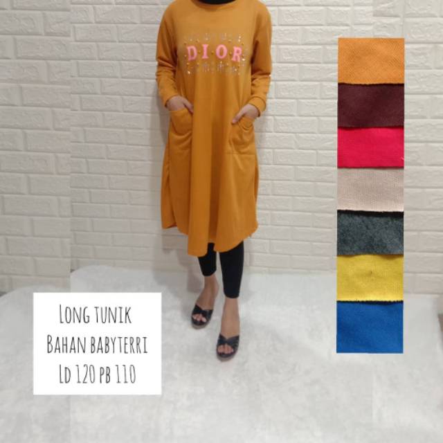 Baju Muslim | long Tunik | Tunik import | Tunik hits