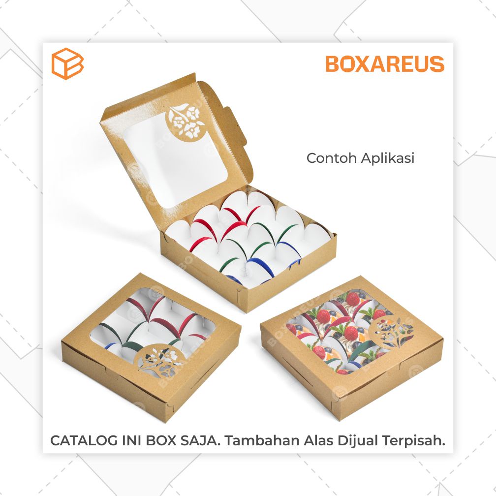 Box Kue Window Cake Box Brownies Packaging Dus Bolu | CB2205