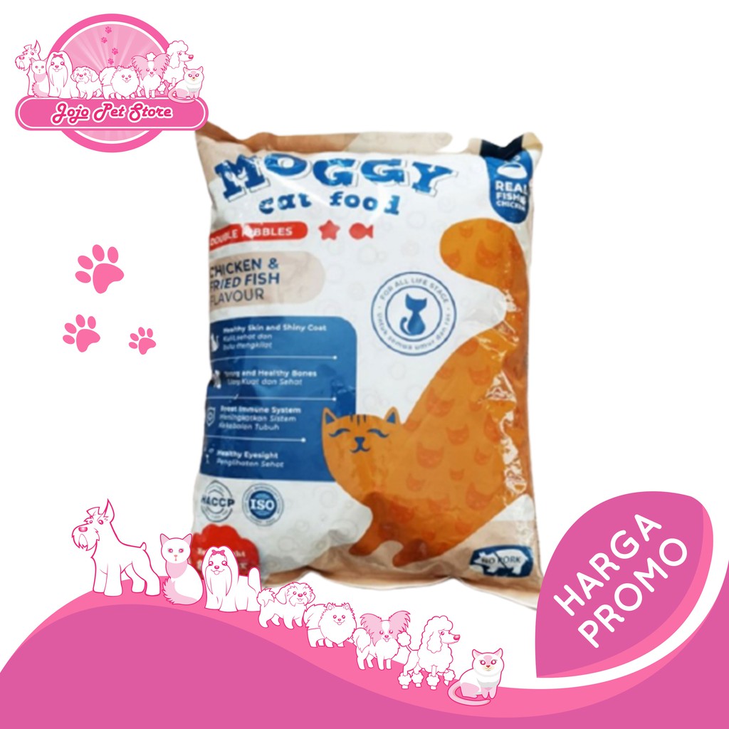Makanan Kucing MOGGY CAT FOOD 20 KG