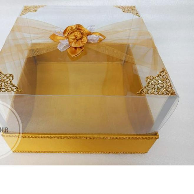 

۞ kotak hantaran seserahan mika satuan model tile uk 30*30*20 ●