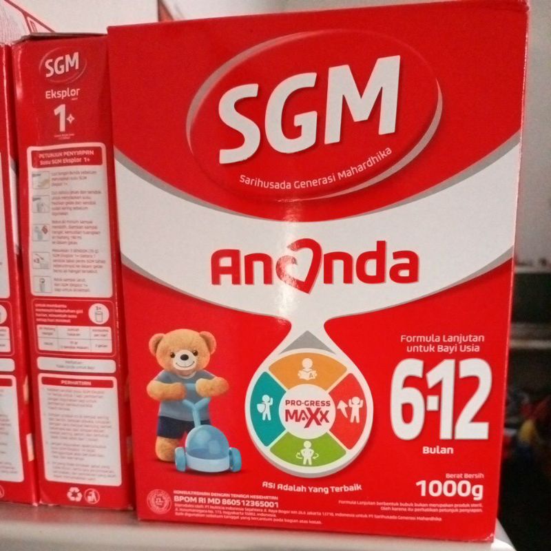 

SGM ANANDA COMPLINUTRI 6-12 1000GR