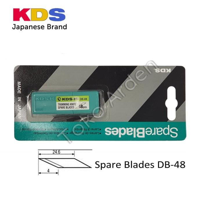 

Cantik Pisau Cutter Kds Spare Blades Db-48 / Kds Cutter - Made In Japan Terlaris