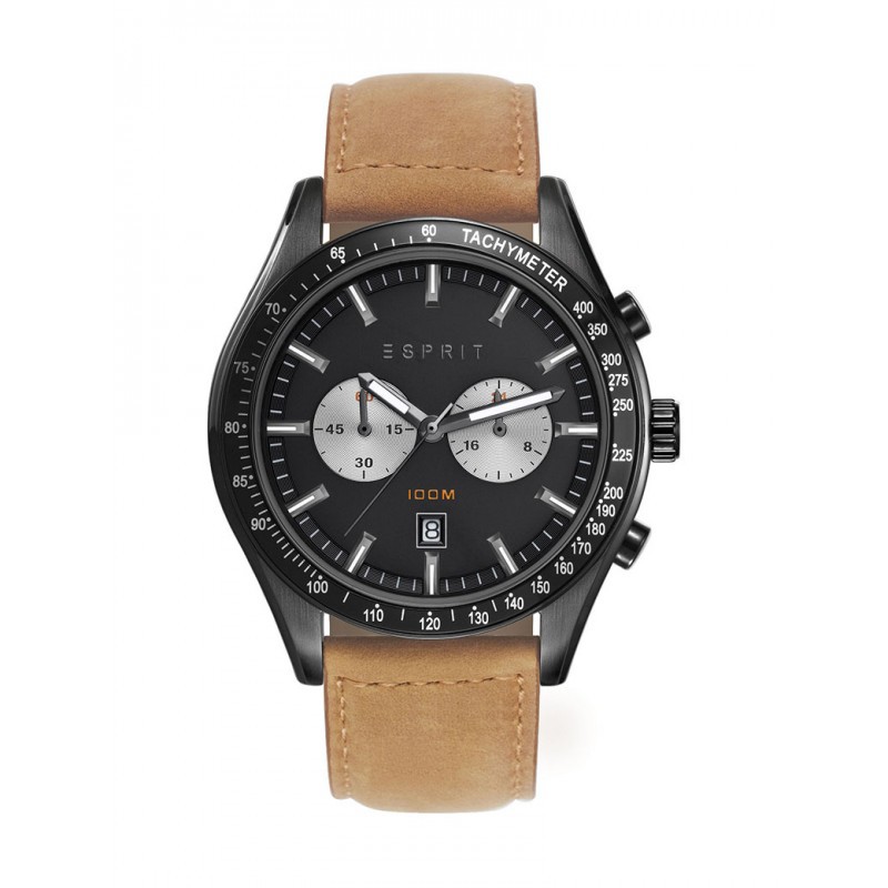 JAM TANGAN Esprit ES108241004 Jam Tangan Pria - Black Brown