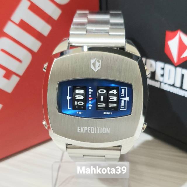 JAM TANGAN PRIA EXPEDITION E6790M SILVER BLUE