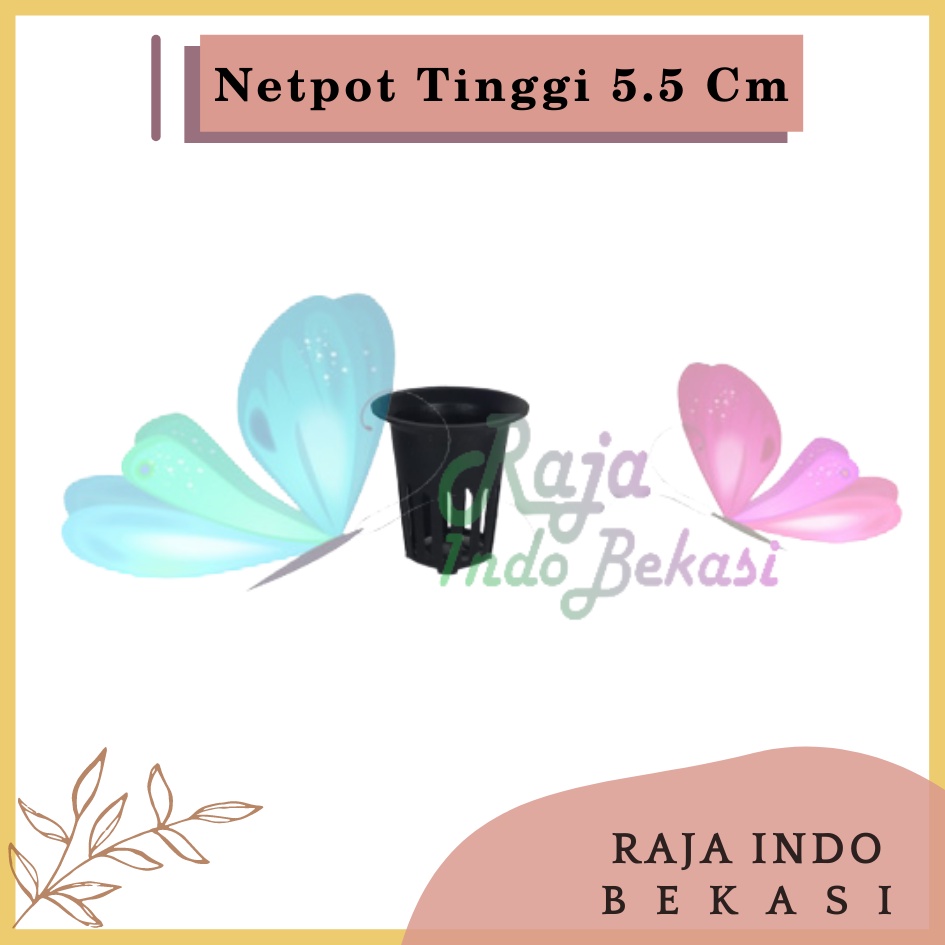 1000PCS Net Pot Pendek 5 Cm Hitam Netpot Hydroponic Hidroponik 5CM Hitam - Grosir Toko Hidroponik