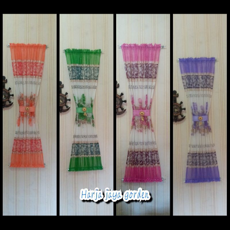 Gorden minimalis kupukupu/Gorden pita/gorden minimalis/ Gorden ikat /gorden terbaru