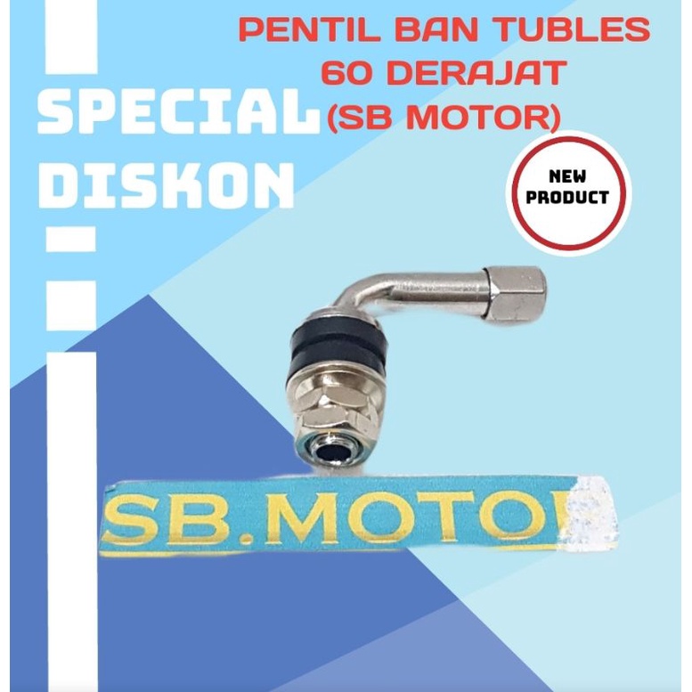 PENTIL BAN TUBLES MIRING SCOOPY F1 RING 12 BEAT F1 2020 DLL PENTIL TUBLES 60 DERAJAT HIGH QUALITY