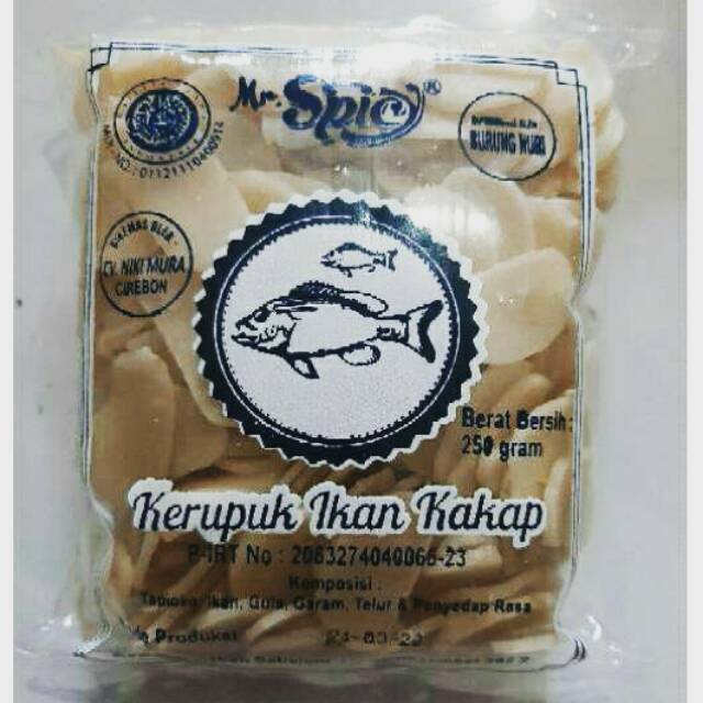 

Kerupuk Ikan Kakap Mr. Spicy 250 Gram