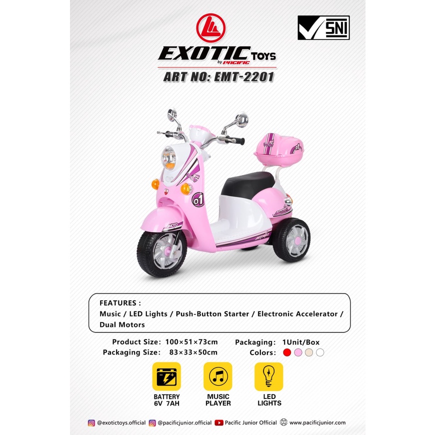 MOTOR AKI EXOTIC EMT 2201 SCOOPY