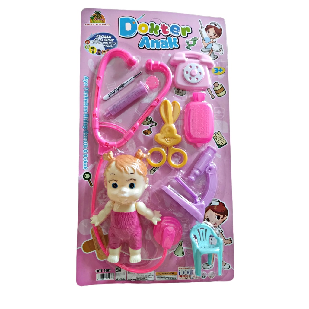 Mainan Dokter-dokteran Anak Set Boneka Bayi OCT 2607