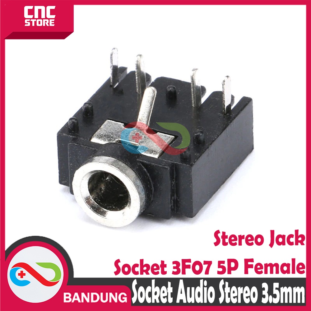 3F07 DUAL CHANNEL 3.5MM JACK AUDIO HEADPHONE JACK 5P 5PIN